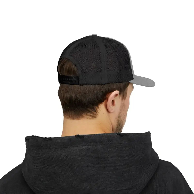 Block Island Porkchop Snapback Trucker Cap for Casual Style - Ocean State Styles