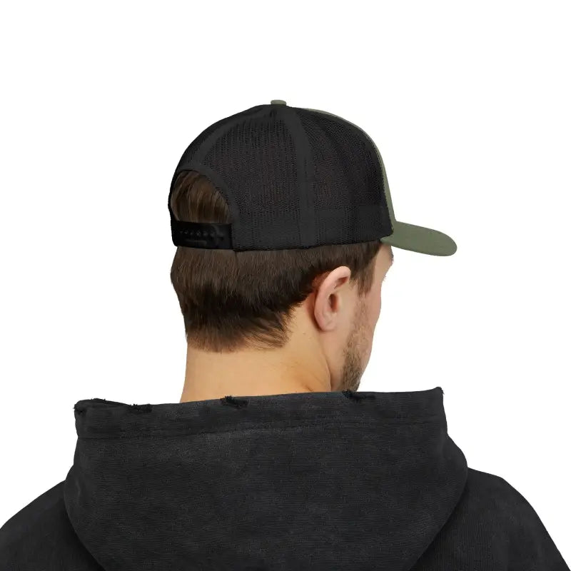 Block Island Porkchop Snapback Trucker Cap for Casual Style - Ocean State Styles