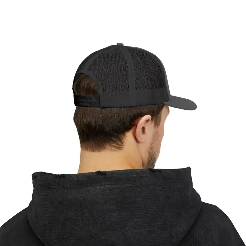 Block Island Porkchop Snapback Trucker Cap for Casual Style - Ocean State Styles