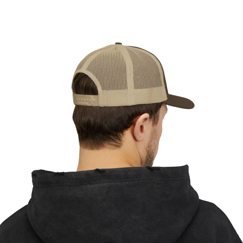 Block Island Porkchop Snapback Trucker Cap for Casual Style - Ocean State Styles