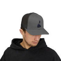 Block Island Porkchop Snapback Trucker Cap for Casual Style - Ocean State Styles