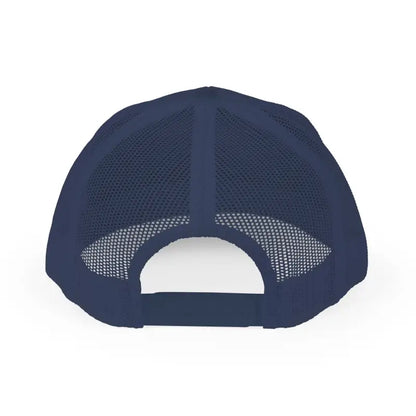 Navy blue mesh back baseball cap from the Block Island Porkchop Snapback Trucker Cap