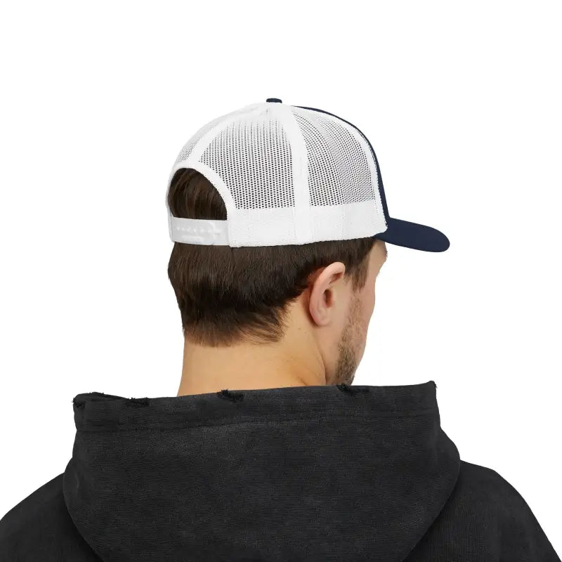 Block Island Porkchop Snapback Trucker Cap for Casual Style - Ocean State Styles