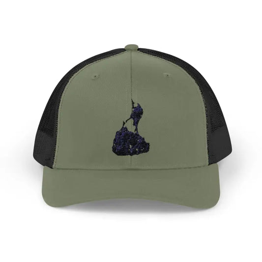 Block Island Porkchop Snapback Trucker Cap for Casual Style - Ocean State Styles
