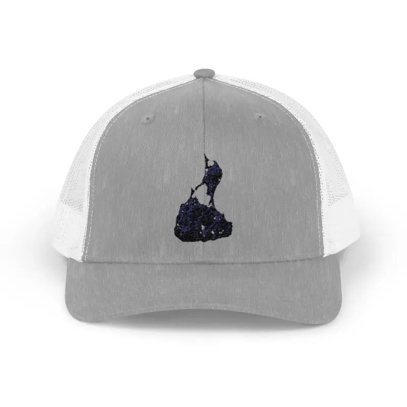 Block Island Porkchop Snapback Trucker Cap for Casual Style - Ocean State Styles