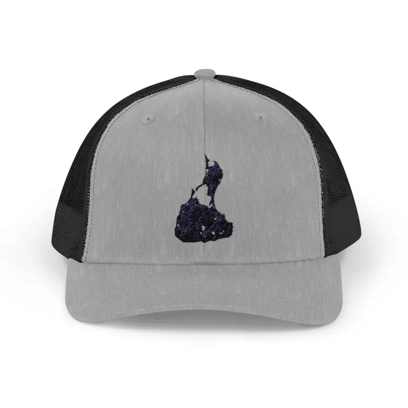 Block Island Porkchop Snapback Trucker Cap for Casual Style - Ocean State Styles