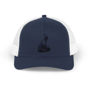 Block Island Porkchop Snapback Trucker Cap for Casual Style - Ocean State Styles