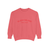Block Island Rhode Island Unisex Sweatshirts in Lavender Light Blue and Navy Blue - Ocean State Styles