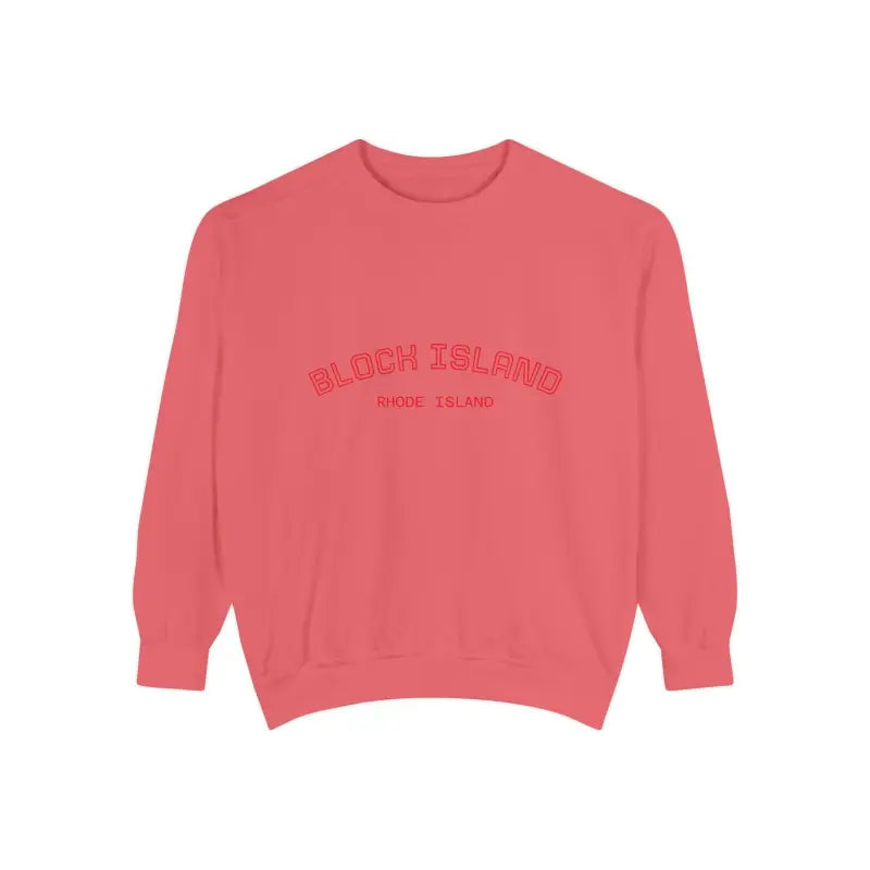 Block Island Rhode Island Unisex Sweatshirts in Lavender Light Blue and Navy Blue - Ocean State Styles