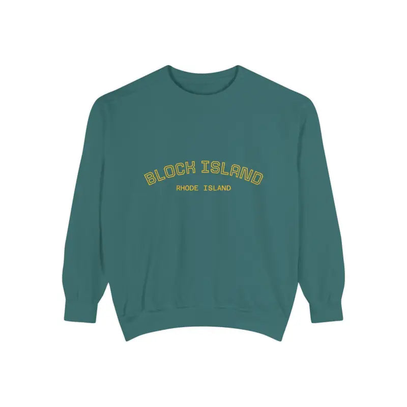 Block Island Rhode Island Unisex Sweatshirts in Lavender Light Blue and Navy Blue - Ocean State Styles