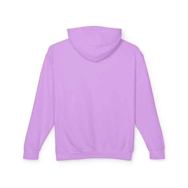Lavender hooded sweatshirt featuring Block Island RI Lighthouse design for stylish comfort