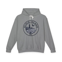 Block Island RI Lighthouse Hooded Sweatshirt for Comfort and Style - Ocean State Styles