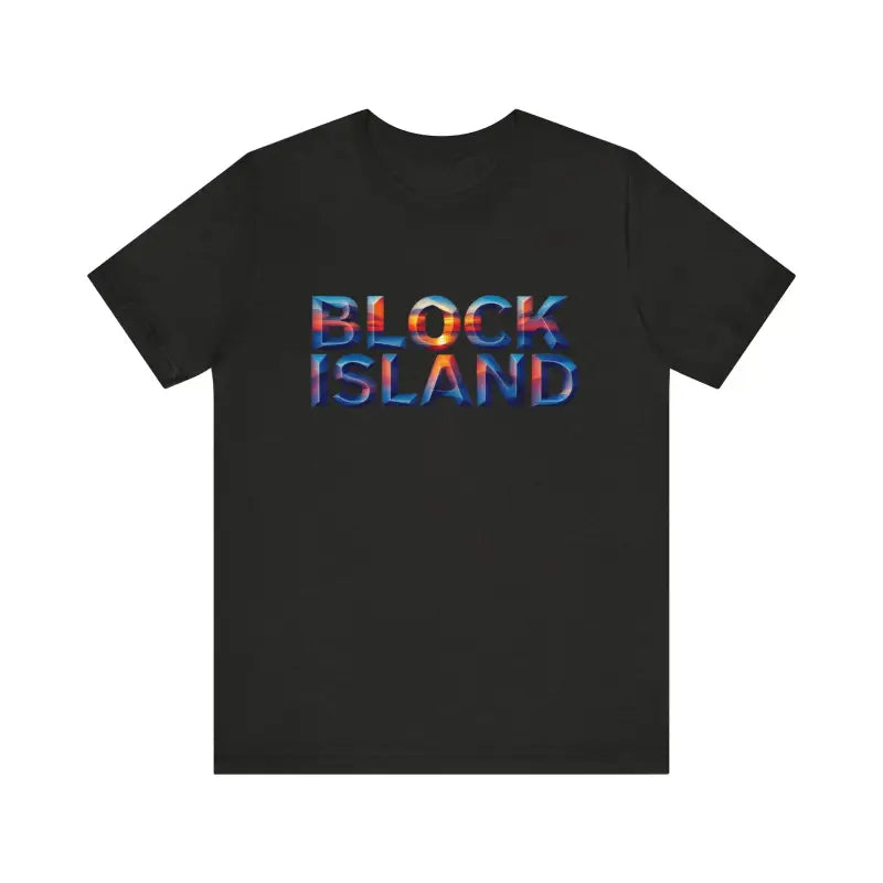 Block Island Sunset Unisex Jersey Tee for Everyday Style - Ocean State Styles