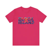 Block Island Sunset Unisex Jersey Tee for Everyday Style - Ocean State Styles