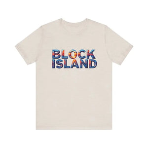 Block Island Sunset Unisex Jersey Tee for Everyday Style - Ocean State Styles