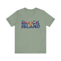 Block Island Sunset Unisex Jersey Tee for Everyday Style - Ocean State Styles