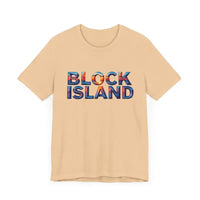Block Island Sunset Unisex Jersey Tee for Everyday Style - Ocean State Styles