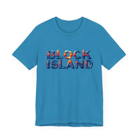 Block Island Sunset Unisex Jersey Tee for Everyday Style - Ocean State Styles