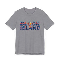 Block Island Sunset Unisex Jersey Tee for Everyday Style - Ocean State Styles