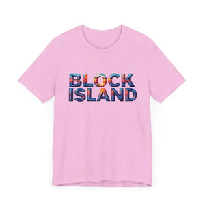 Block Island Sunset Unisex Jersey Tee for Everyday Style - Ocean State Styles