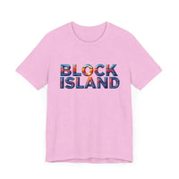 Block Island Sunset Unisex Jersey Tee for Everyday Style - Ocean State Styles