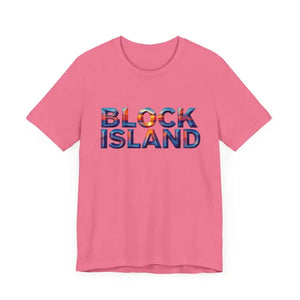 Block Island Sunset Unisex Jersey Tee for Everyday Style - Ocean State Styles