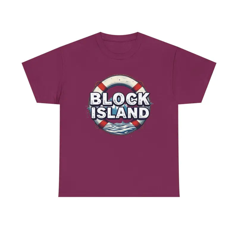 Block Island Unisex Cotton Tee for Everyday Comfort Wear - Ocean State Styles