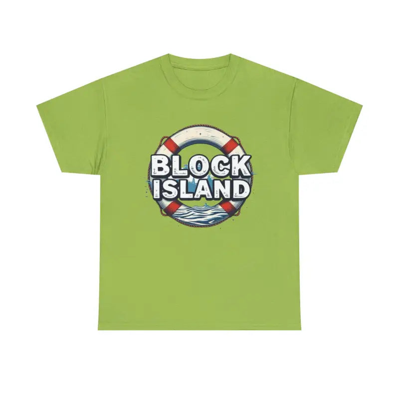 Block Island Unisex Cotton Tee for Everyday Comfort Wear - Ocean State Styles
