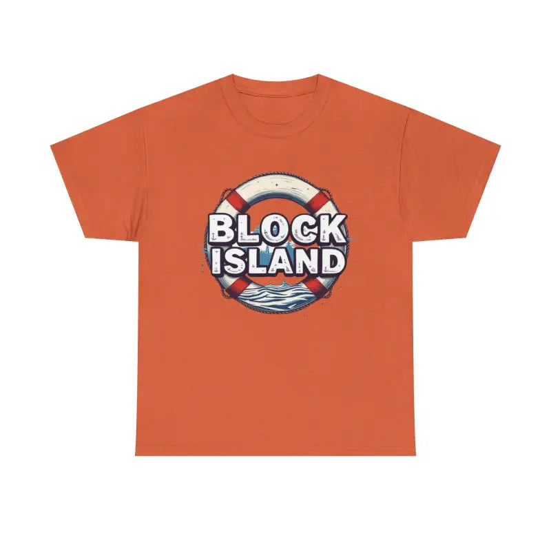 Block Island Unisex Cotton Tee for Everyday Comfort Wear - Ocean State Styles