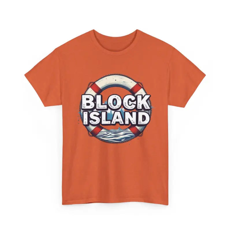 Block Island Unisex Cotton Tee for Everyday Comfort Wear - Ocean State Styles