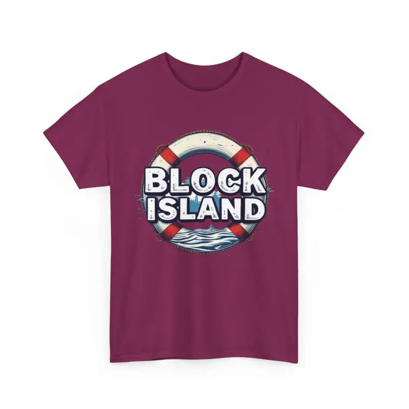 Block Island Unisex Cotton Tee for Everyday Comfort Wear - Ocean State Styles