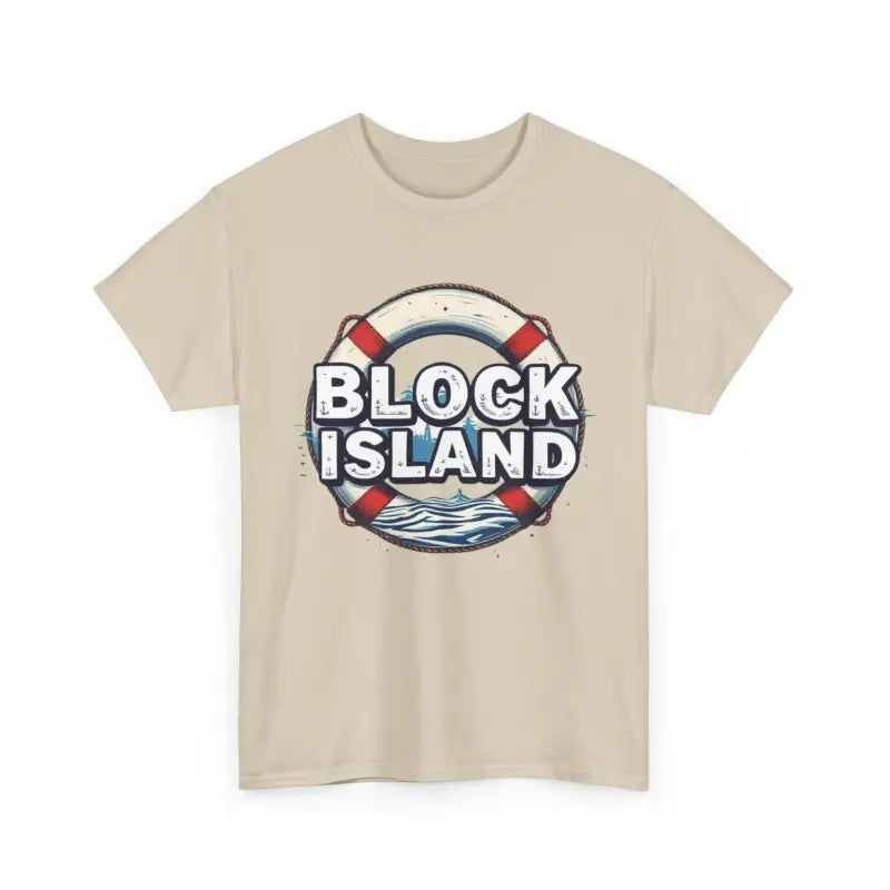 Block Island Unisex Cotton Tee for Everyday Comfort Wear - Ocean State Styles