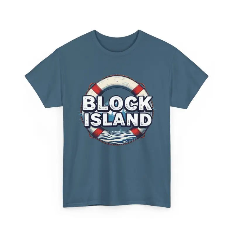 Block Island Unisex Cotton Tee for Everyday Comfort Wear - Ocean State Styles