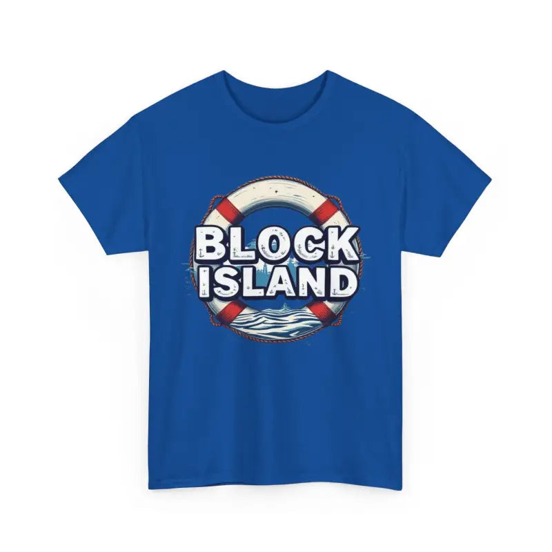 Block Island Unisex Cotton Tee for Everyday Comfort Wear - Ocean State Styles