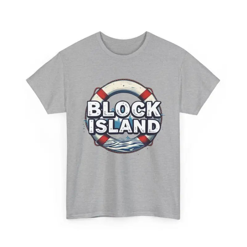 Block Island Unisex Cotton Tee for Everyday Comfort Wear - Ocean State Styles