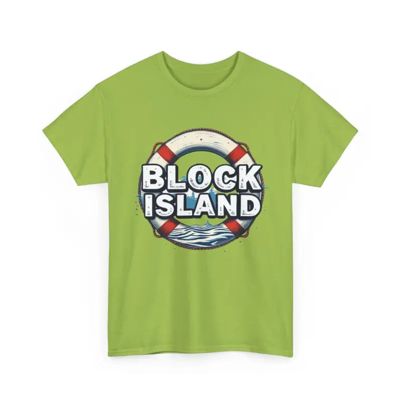 Block Island Unisex Cotton Tee for Everyday Comfort Wear - Ocean State Styles