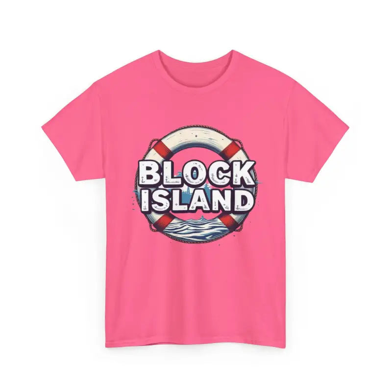 Block Island Unisex Cotton Tee for Everyday Comfort Wear - Ocean State Styles