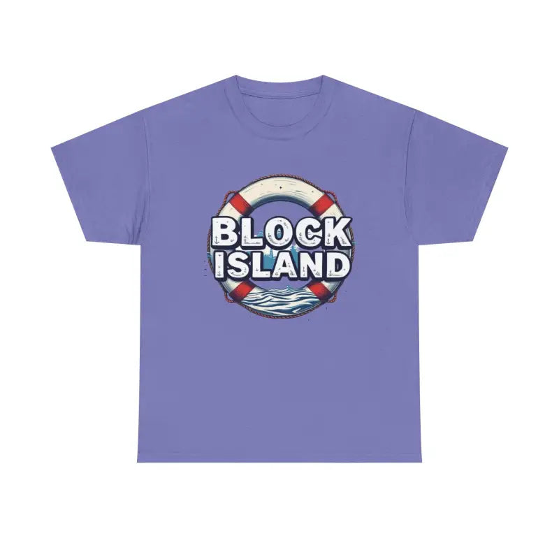 Block Island Unisex Cotton Tee for Everyday Comfort Wear - Ocean State Styles