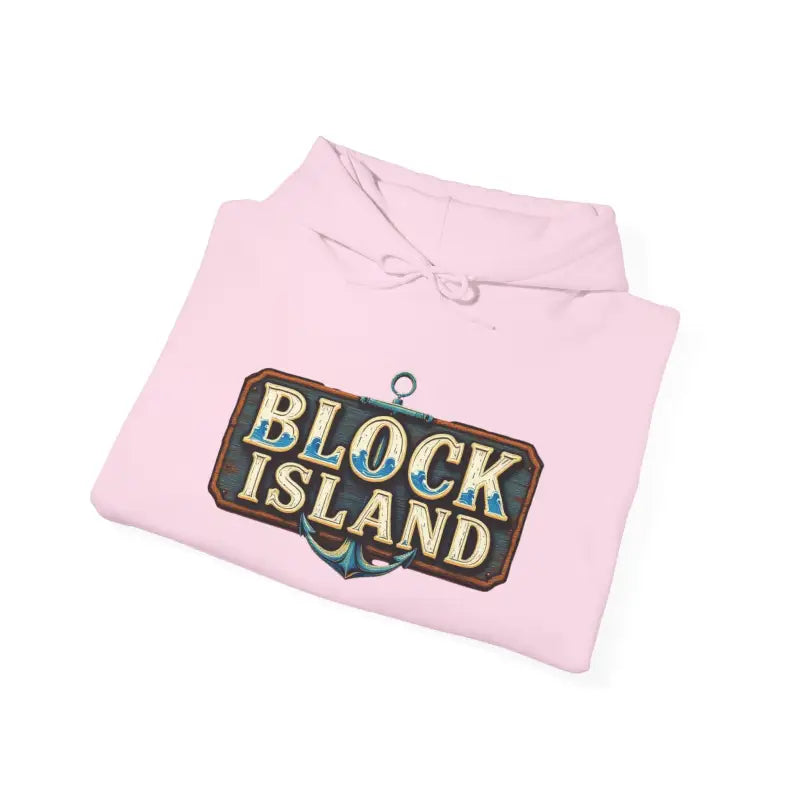 Block Island Unisex Heavy Blend Graphic Hoodie for Comfort - Ocean State Styles