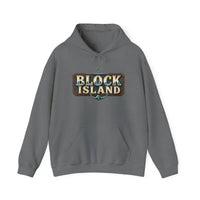 Block Island Unisex Heavy Blend Graphic Hoodie for Comfort - Ocean State Styles