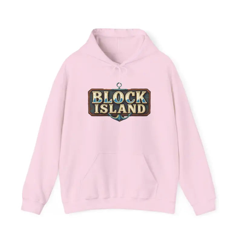 Block Island Unisex Heavy Blend Graphic Hoodie for Comfort - Ocean State Styles