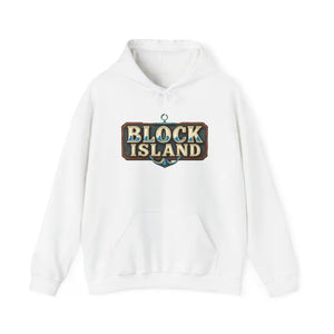 Block Island Unisex Heavy Blend Graphic Hoodie for Comfort - Ocean State Styles