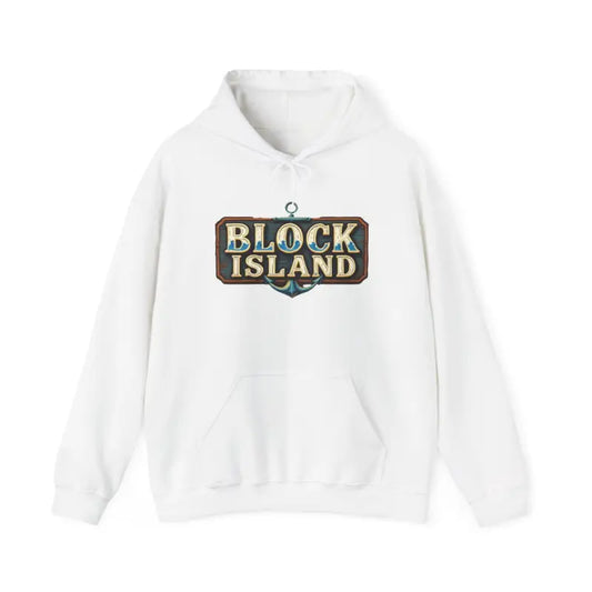Block Island Unisex Heavy Blend Graphic Hoodie for Comfort - Ocean State Styles