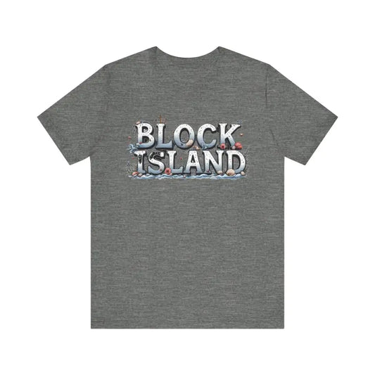 Block Island Unisex Jersey Tee Coastal Vibes Comfort - Ocean State Styles