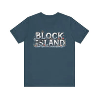Block Island Unisex Jersey Tee Coastal Vibes Comfort - Ocean State Styles