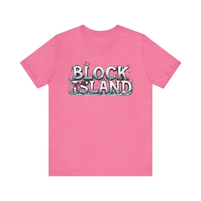 Block Island Unisex Jersey Tee Coastal Vibes Comfort - Ocean State Styles