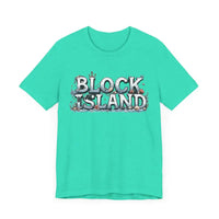 Block Island Unisex Jersey Tee Coastal Vibes Comfort - Ocean State Styles