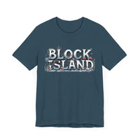 Block Island Unisex Jersey Tee Coastal Vibes Comfort - Ocean State Styles