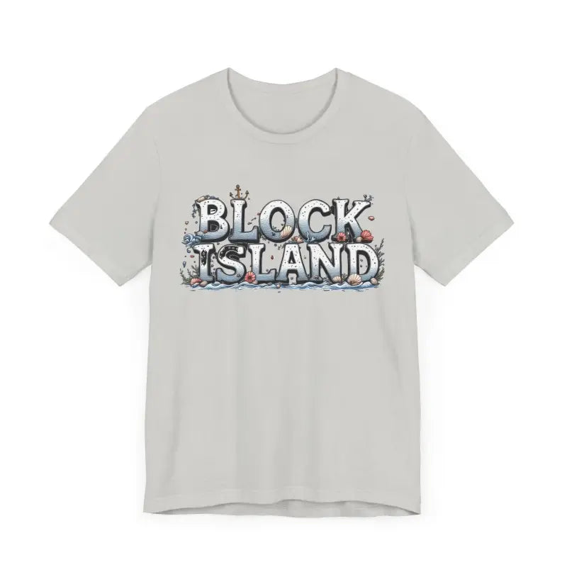 Block Island Unisex Jersey Tee Coastal Vibes Comfort - Ocean State Styles
