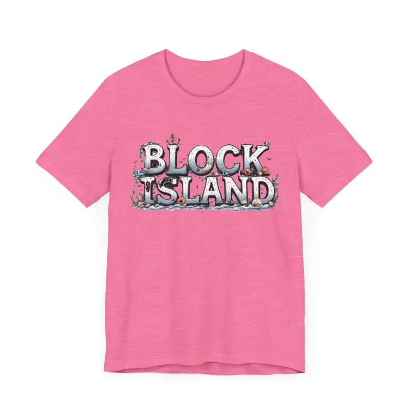 Block Island Unisex Jersey Tee Coastal Vibes Comfort - Ocean State Styles